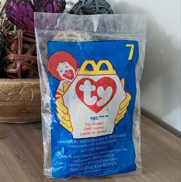 🐻 Ty Beanie Baby “Mel” – McDonald’s Exclusive 1998, Still Sealed - Picture 10 of 11
